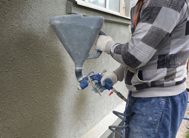 Applying Stucco Coating